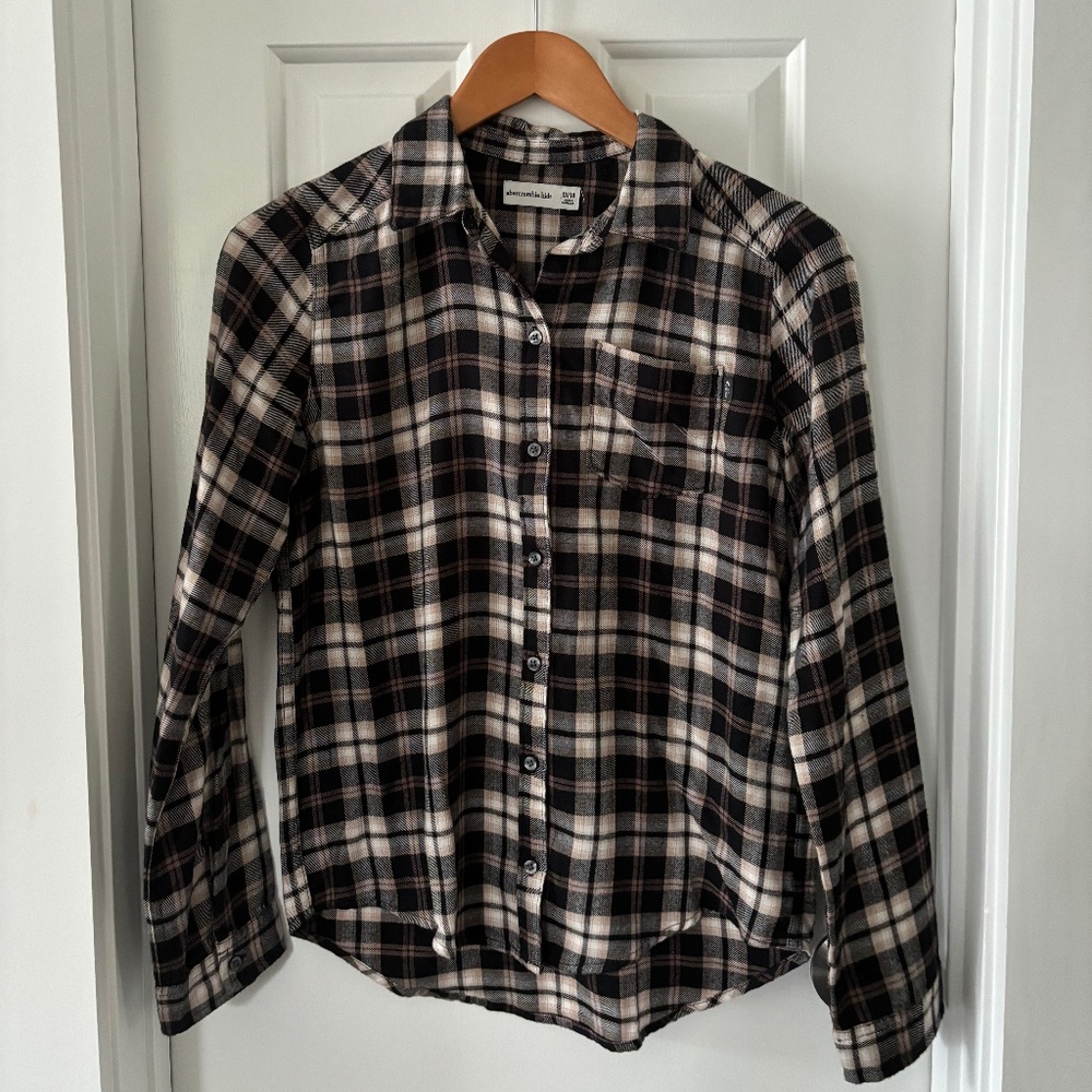 Abercrombie & Fitch Kids, plaid button down